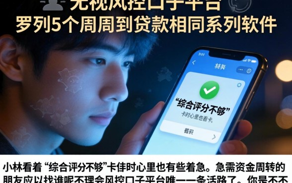 无视风控口子平台，罗列5个周周到贷款相同系列的软件