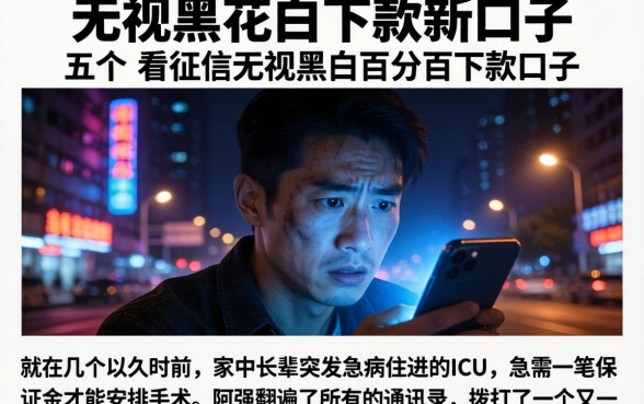 无视黑花白下款新口子，概括五个不看征信无视黑白百分百下款口子