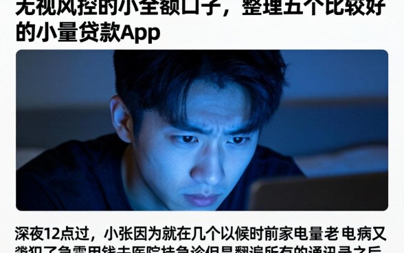 无视风控的小额口子，整理五个比较好的小额贷款app