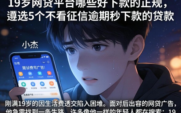 19岁网贷平台哪些好下款的正规，遴选5个不看征信逾期秒下款的贷款