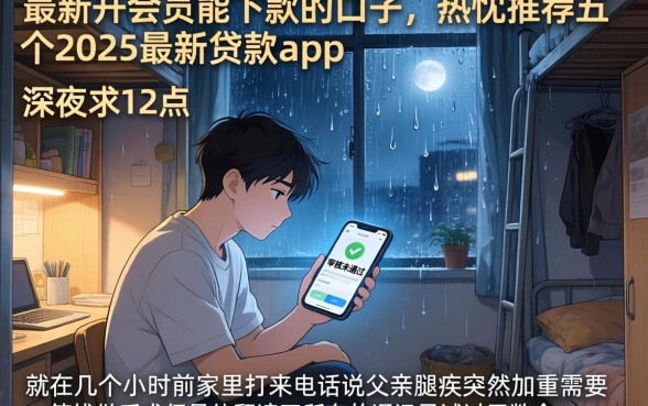 最新开会员能下款的口子，热忱推荐五个2025最新贷款app