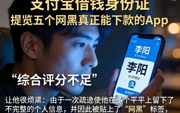 支付宝借钱身份证，概览五个网黑真正能下款的app