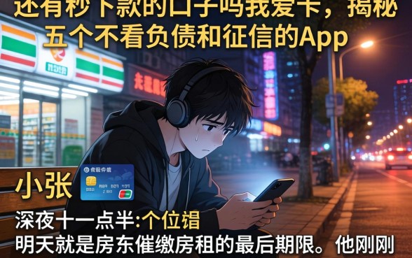 还有秒下款的口子吗我爱卡，揭秘五个不看负债和征信的app