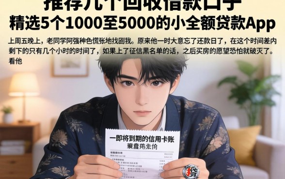 推荐几个回收借款的口子，精选5个1000至5000的小额贷款app