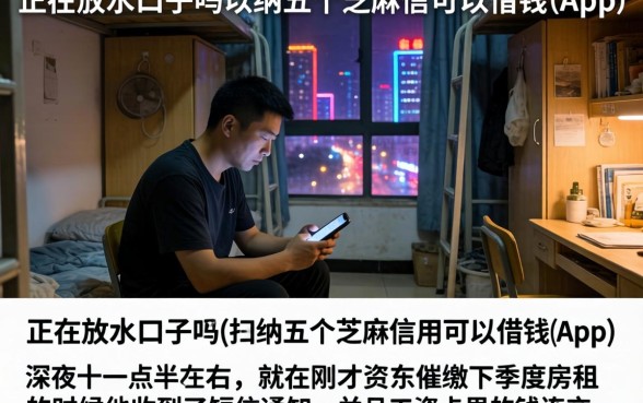正在放水的口子吗，归纳五个芝麻信用可以借钱的app