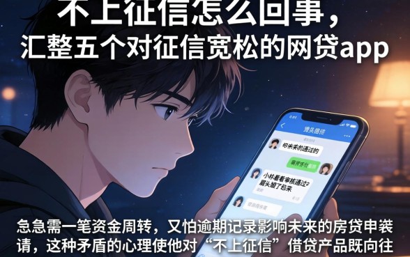 不上征信怎么回事，汇整五个对征信宽松的网贷app