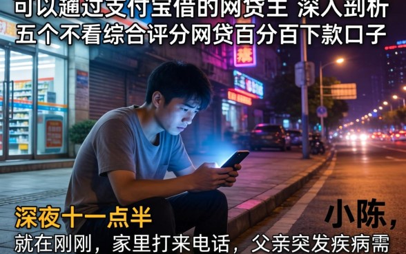 可以通过支付宝借的网贷，深入剖析五个不看综合评分的网贷百分百下款口子
