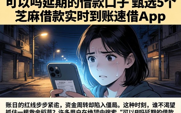 可以吗延期的借款口子，甄选5个芝麻借款实时到账速借app