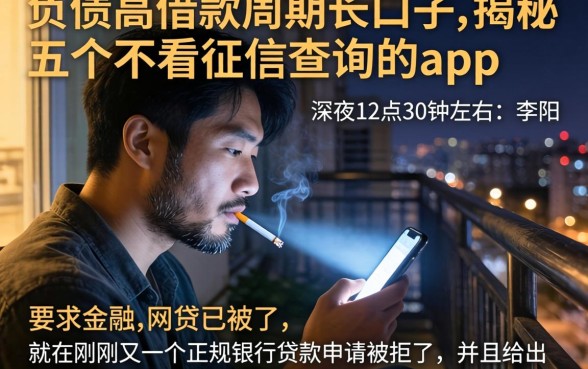 负债高借款周期长的口子，揭秘五个不看征信查询的app