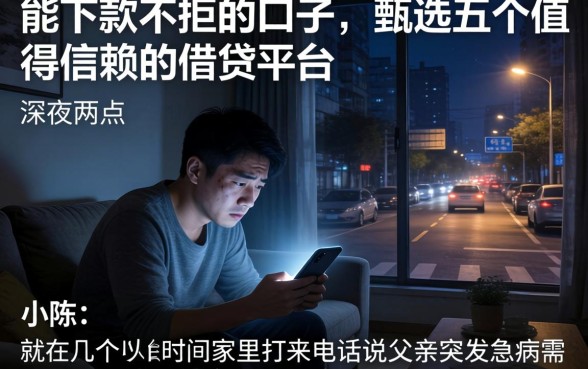 能下款不拒的口子，甄选五个值得信赖的借贷平台