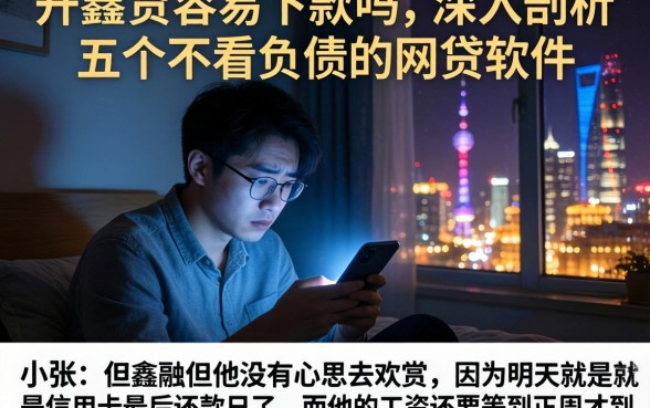 开鑫贷容易下款吗，深入剖析五个不看负债的网贷软件