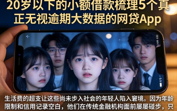 20岁以下的小额借款，梳理5个真正无视逾期大数据的网贷app