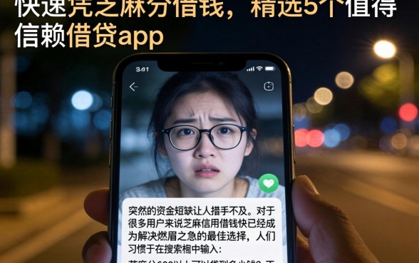 快速凭芝麻分借钱，精选5个值得信赖的借贷app