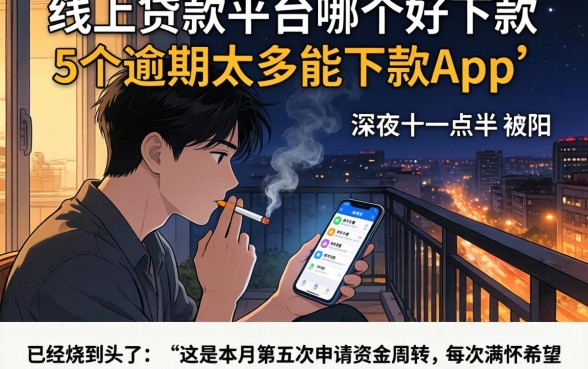 线上贷款平台哪个好下款,概括5个逾期太多能下款app