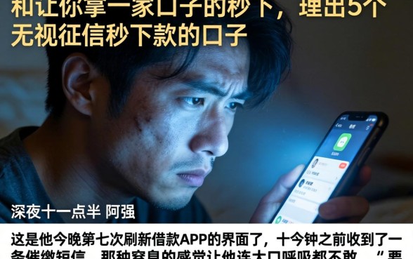 和让你拿一家口子的秒下，理出5个无视征信秒下款的口子