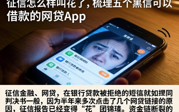 征信怎么样叫花了，梳理五个黑户可以借款的网贷app