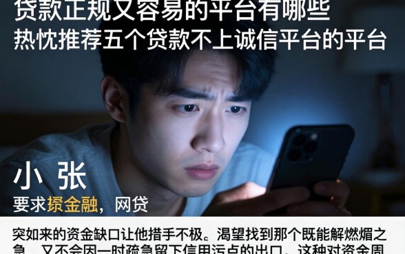 贷款正规又容易的平台有哪些，热忱推荐五个贷款不上诚信平台的平台