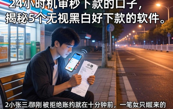 24小时机审秒下款的口子，揭秘5个无视黑白好下款的软件