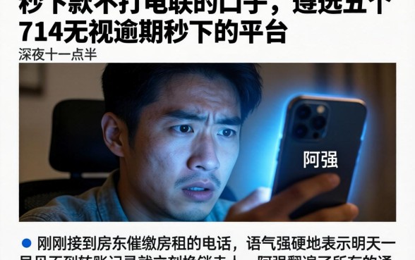 秒下款不打电联的口子，遴选五个714无视逾期秒下的平台