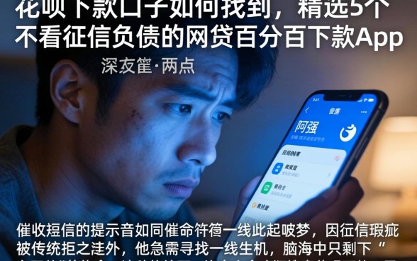 花呗下款口子如何找到，精选5个不看征信负债的网贷百分百下款app
