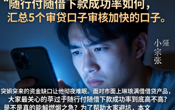 随行付随借下款成功率如何，汇总5个审贷口子审核加快的口子