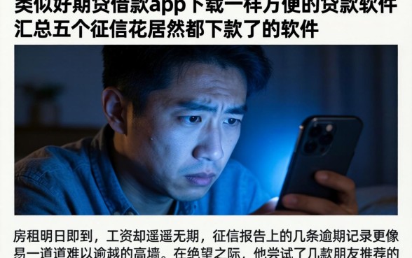类似好期贷借款app下载一样方便的贷款软件，汇总五个征信花居然都下款了的软件