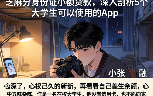 芝麻分身份证小额贷款，深入剖析5个大学生可以使用的app