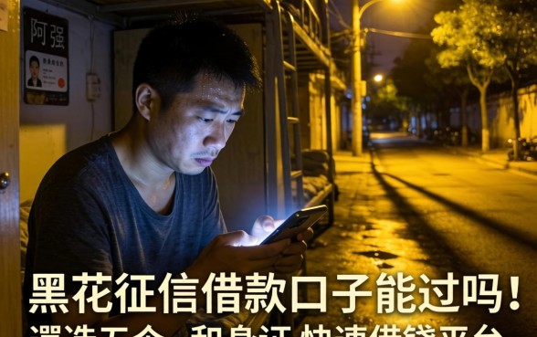 黑花征信借款口子能过吗，遴选五个手机和身份证快速借钱平台