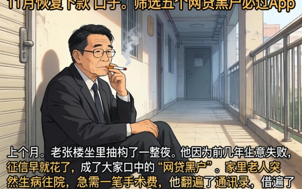 11月恢复下款的口子，筛选五个网贷黑户必过app