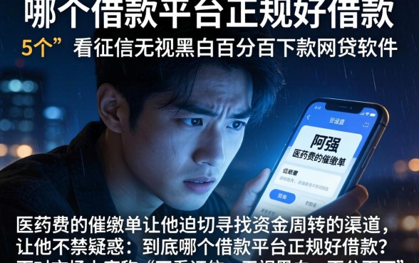 哪个借款平台正规好借款，详细阐述5个不看征信无视黑白百分百下款网贷软件