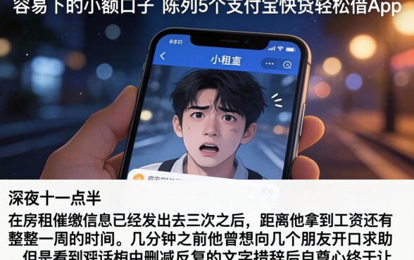 容易下的小额口子，陈列5个支付宝快贷轻松借app