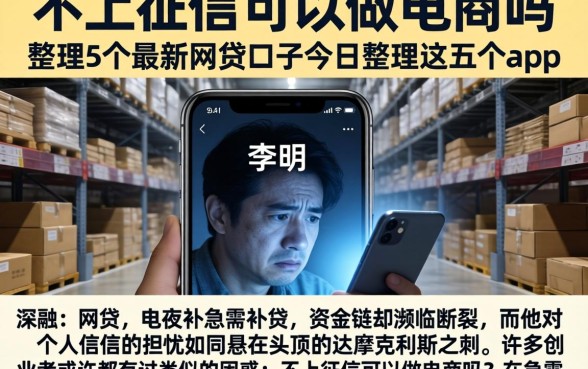 不上征信可以做电商吗，整理5个最新网贷口子今日整理这五个app