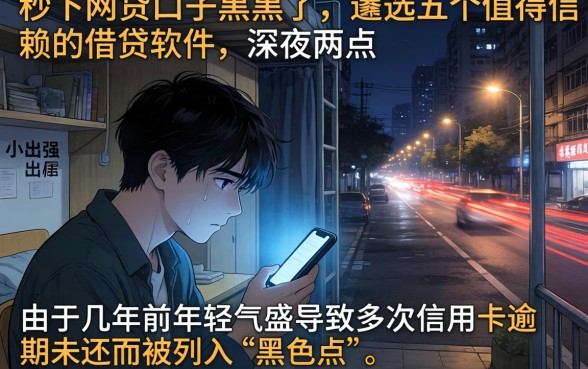 秒下网贷口子黑户了，遴选五个值得信赖的借贷软件
