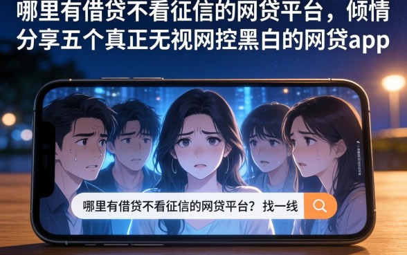 哪里有借贷不看征信的网贷平台，倾情分享五个真正无视风控黑白的网贷app