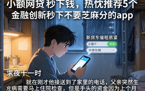 小额网贷 秒下钱，热忱推荐5个金融创新秒下不要芝麻分的app