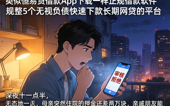 类似恒易贷借款app下载一样正规的借款软件，规整5个无视负债快速下款长期网贷的平台