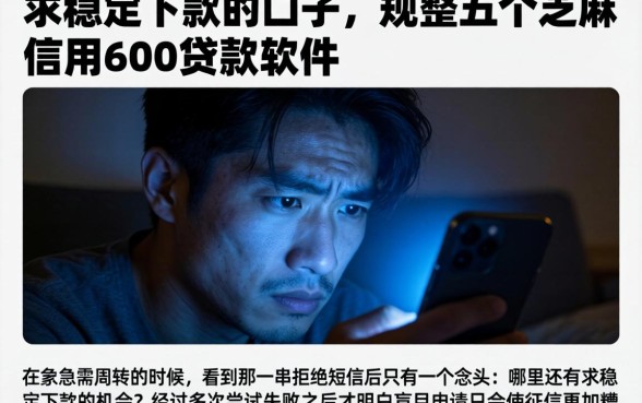 求稳定下款的口子，规整五个芝麻信用600贷款软件