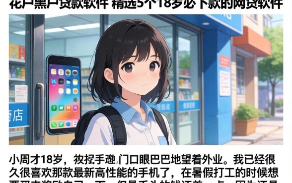 花户黑户贷款软件，精选5个18岁必下款的网贷软件