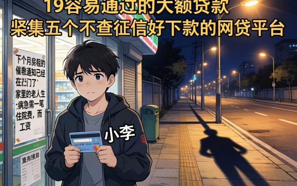 19容易通过的大额贷款，归集五个不查征信好下款的网贷平台