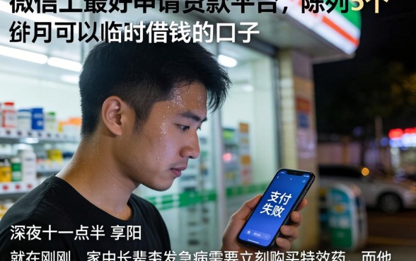 微信上最好申请的贷款平台，陈列5个手机可以临时借钱的口子