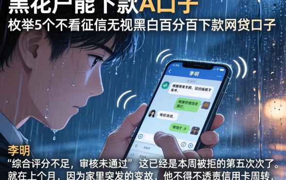 黑花户能下款的a口子，枚举5个不看征信无视黑白百分百下款网贷口子
