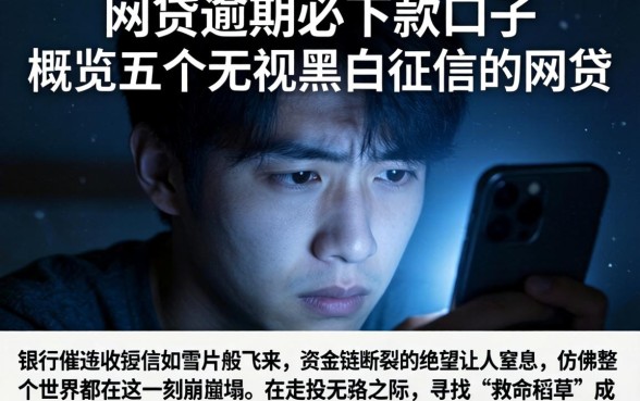 网贷逾期必下款的口子，概览五个无视黑白征信的网贷