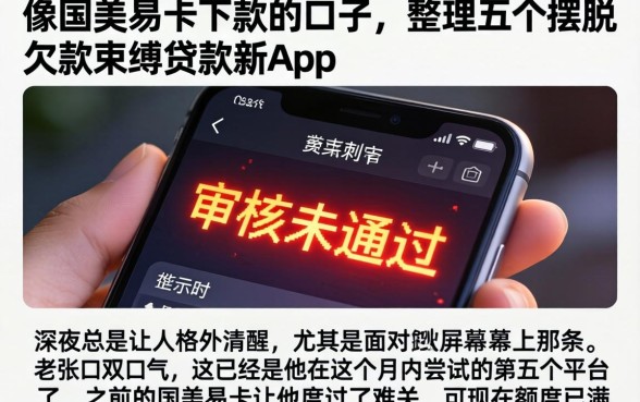 像国美易卡下款的口子，整理五个摆脱欠款束缚贷款新app