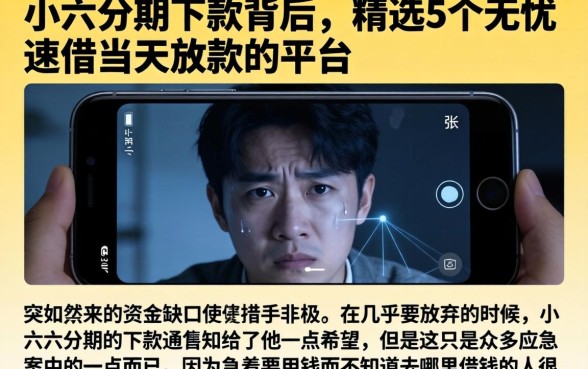 小六分期下款背后,精选5个无忧速借当天放款的平台