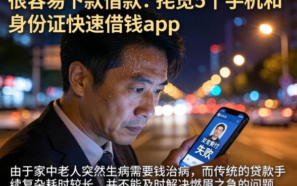 很容易下款的借款，概览5个手机和身份证快速借钱app