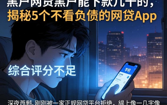 黑户网贷黑户能下款几千的,揭秘5个不看负债的网贷app