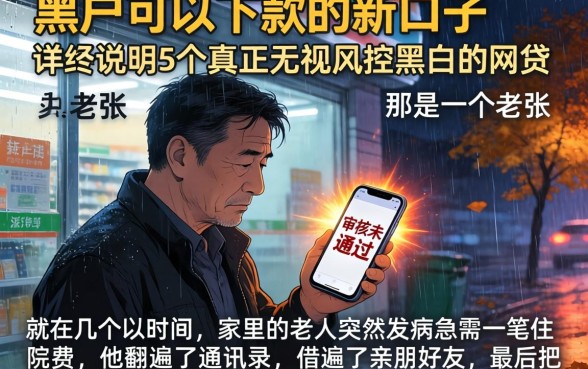黑户可以下款的新口子，详尽说明5个真正无视风控黑白的网贷