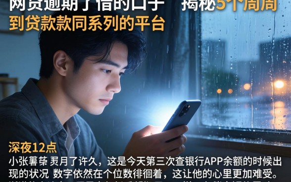 网贷逾期了借的口子,揭秘5个周周到贷款相同系列的平台