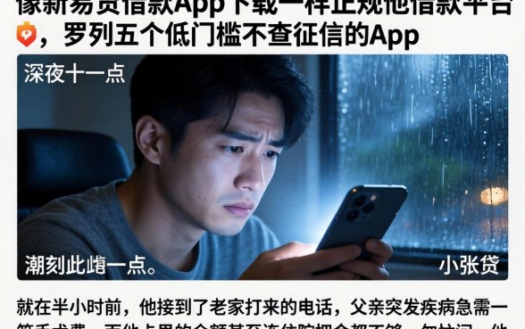 像新易贷借款app下载一样正规的借款平台，罗列五个低门槛不查征信的app
