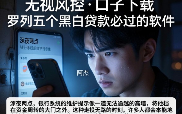 无视风控的口子下载，罗列五个黑白贷款必过的软件